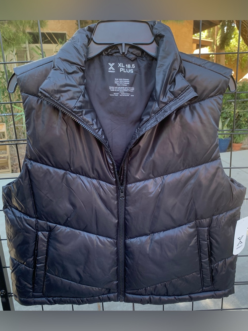 NWT Girl’s Xersion Black Puffer Vest